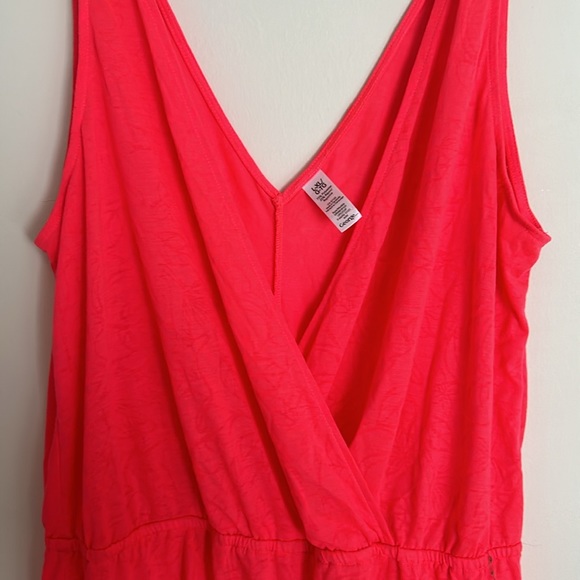 Romper Swim Cover Up With Frilly Shorts - Picture 2 of 3